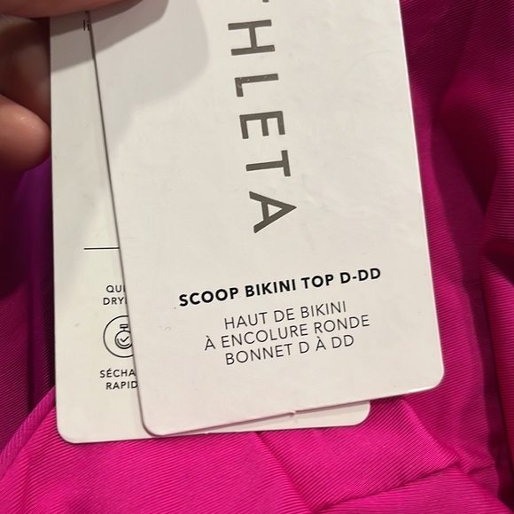 NWT Athleta Scoop Bikini Top Size XL Cup D-DD - Picture 7 of 13